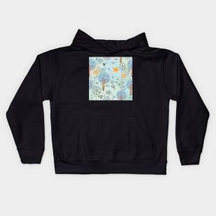 Winter Trees Kids Hoodie